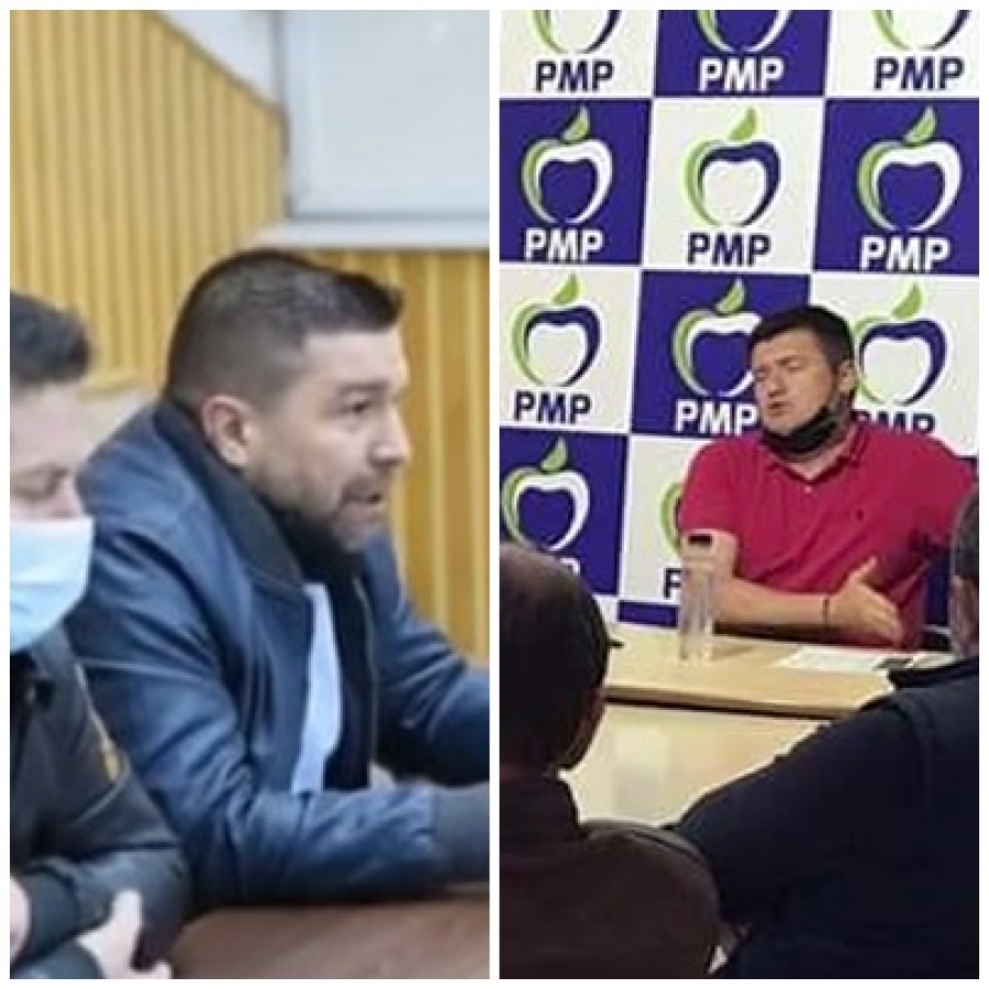 Primarul din Smârdan şi şeful PMP Galaţi, fără mască la şedinţe în spaţiu închis (FOTO/VIDEO)