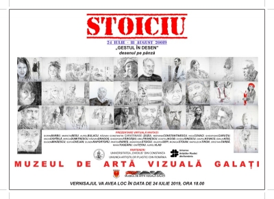 Expoziţie de grafică, "Gestul în desen", la Muzeul de Artă Vizuală Galaţi