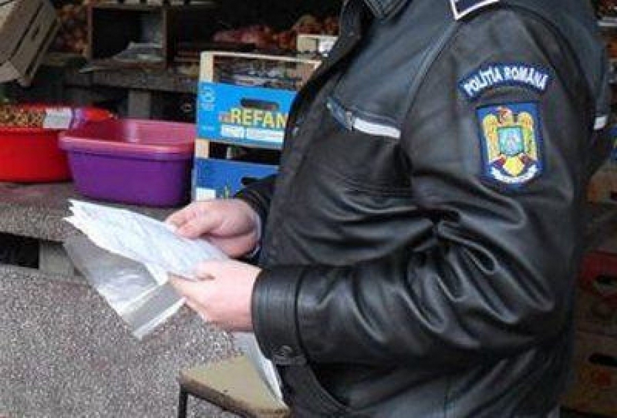 Zeci de amenzi în pieţele din Galaţi pentru lipsa documentelor de provenienţă a mărfii