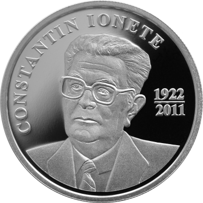 BNR lansează o monedă din argint cu tema 100 de ani de la naşterea lui Constantin Ionete (FOTO)