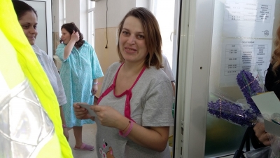Primul mărţişor, în maternitate