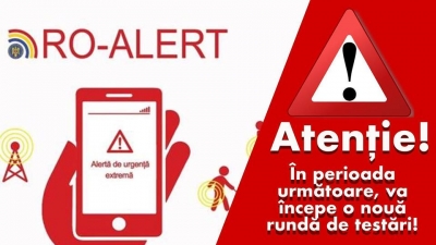 O nouă rundă de testări ale Sistemului RO-ALERT