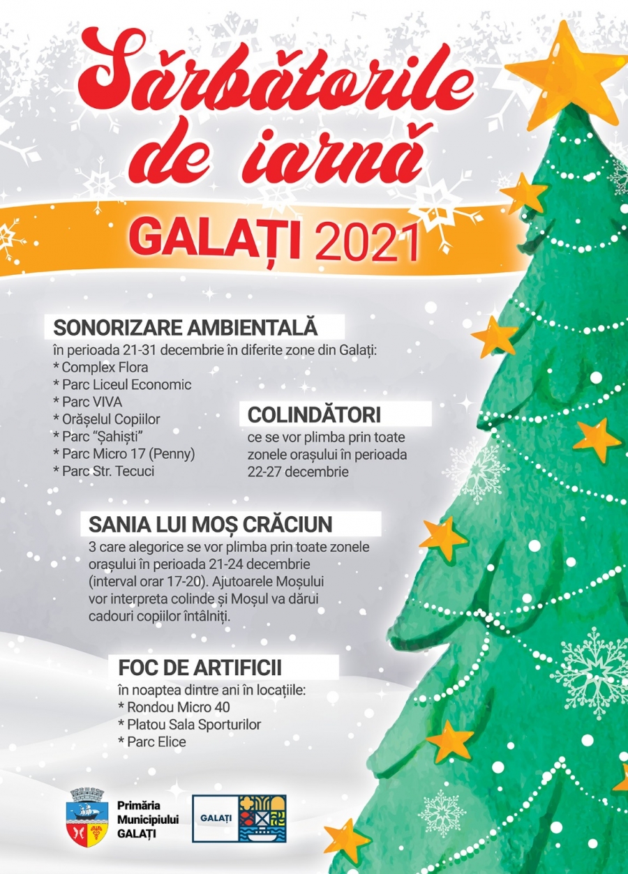 Sărbătorile de iarnă Galați 2021 (PROGRAM)