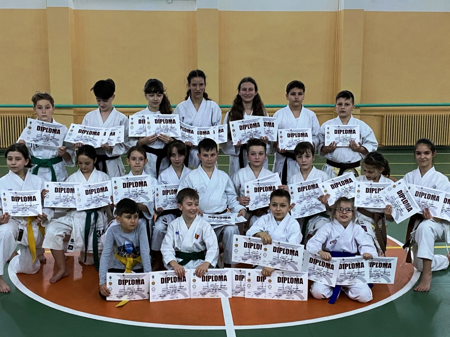 Cei mai mici karateka gălăţeni de la Meikyo, Kodo, CSM şi Karate Club au dominat zona Moldova şi s-au calificat pentru finala de la Deva