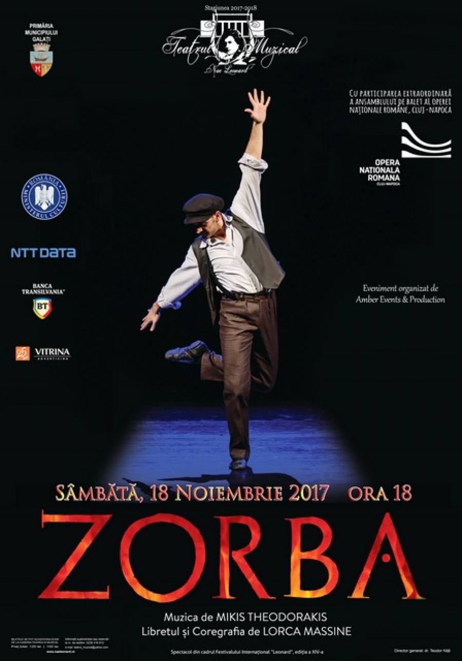 Spectacol unic de balet în România, pe scena din Galaţi