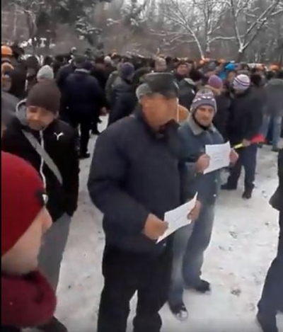 Protest spontan la ArcelorMittal Galaţi