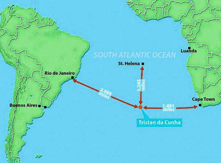 Tristan da Cunha, cel mai îndepărtat loc de pe Pământ