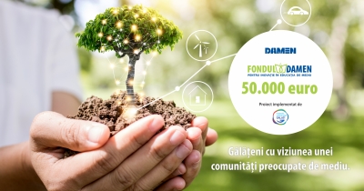 „Fondul DAMEN pentru inovaţie în educaţia de mediu” deschide apelul de idei şi proiecte în judeţul Galaţi