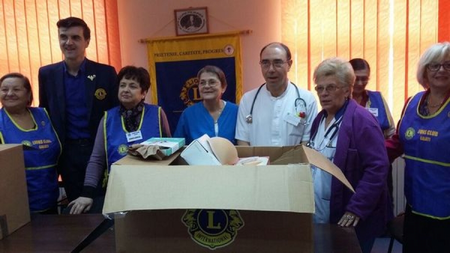 Lions a donat dispozitive medicale către Spitalul de Urgenţă Galaţi