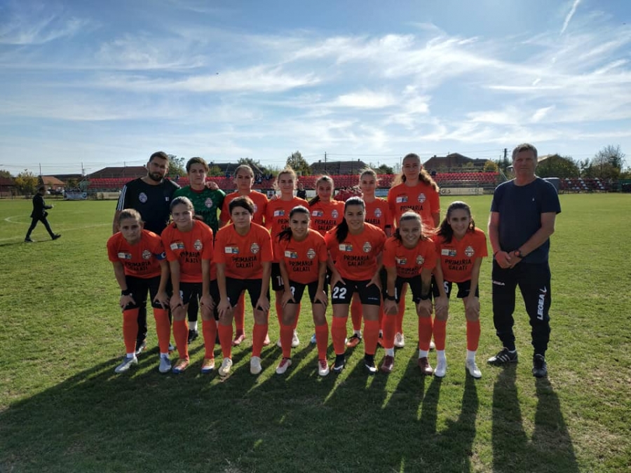 Fetele de la FC Universitatea Galaţi nu au fost în excursie la Arad: 8-0 cu Piroş. Satelitul a remizat la Paşcani