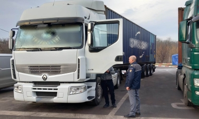 Şofer pe camion prins băut la Galaţi