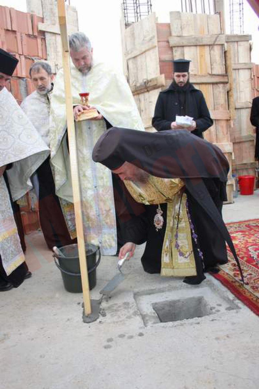 Piatră de temelie la biserica de la Barboşi