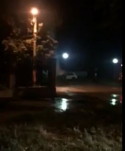 Porsche incendiat pe str. Domnească