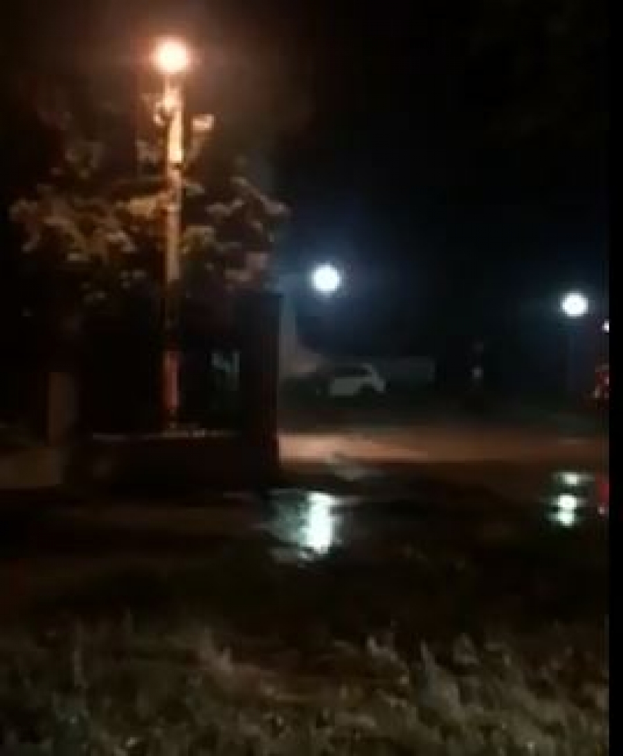 Porsche incendiat pe str. Domnească