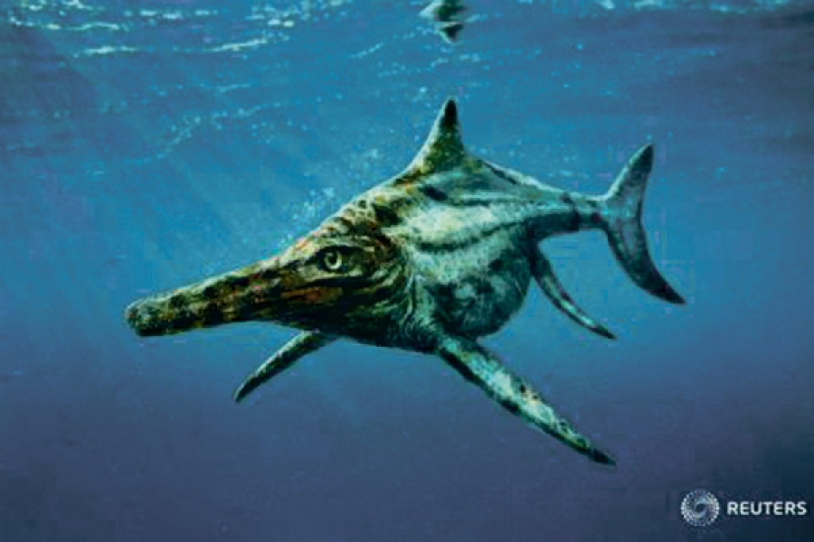 Reptilă gigant, contemporană cu dinozaurii, identificată în Scoţia