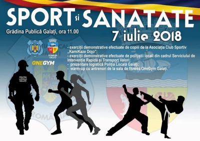 Sport şi sănătate, în Grădina Publică