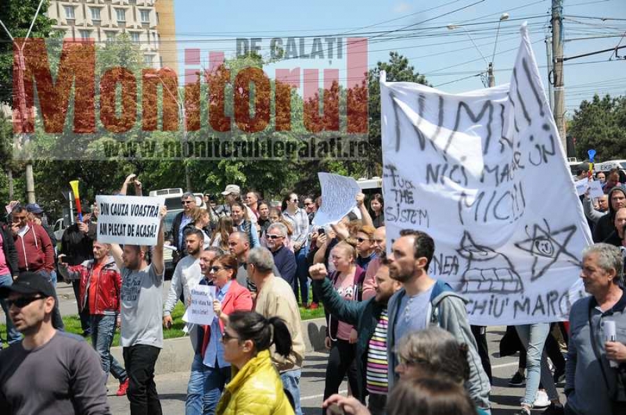 Manifestanţii anti-PSD din Galaţi ar putea fi anchetaţi