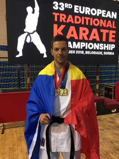 Poliţist gălăţean, campion european la karate