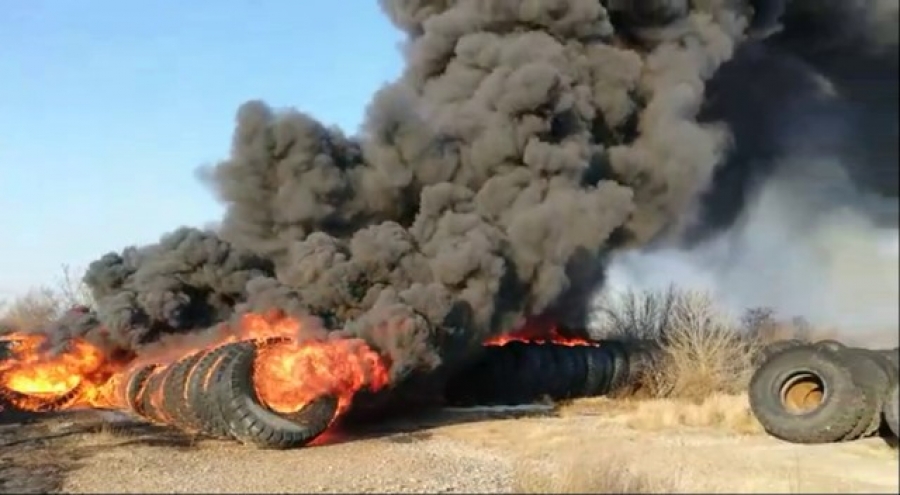 Incendiu de proporţii în Zona Liberă Galaţi