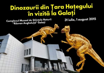 Dinozaurii din Ţara Haţegului, în vizită la Galaţi