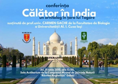 „Călător în India – un ornitolog în ţara lui Tagore”