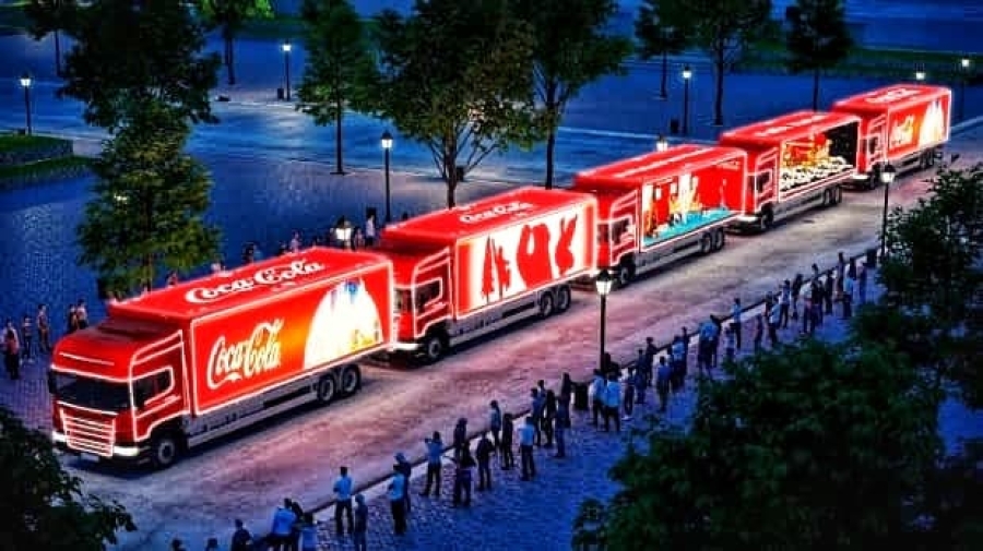 Caravana Coca Cola 2022 ajunge la Gala i