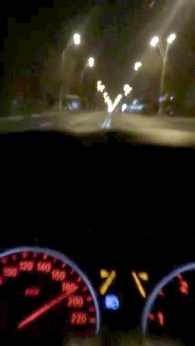 S-a filmat cum conducea cu peste 180km/h, pe Coşbuc