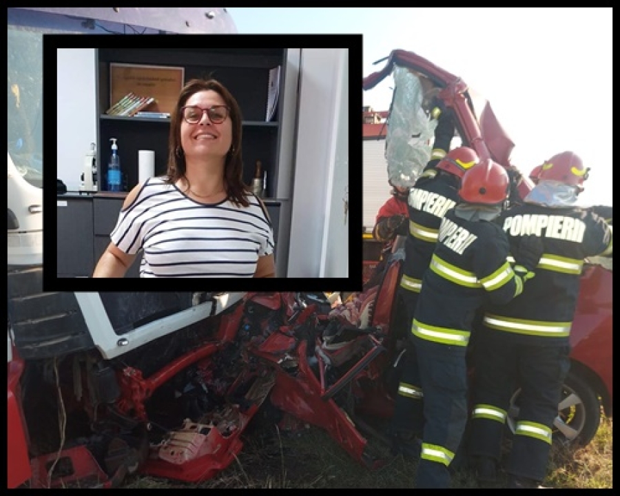 Şoferiţa moartă în cumplitul accident de dimineață era cadru didactic la o şcoală din Schela