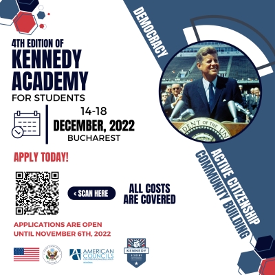 Studenţii români pot aplica la programul Kennedy Academy pe teme civice