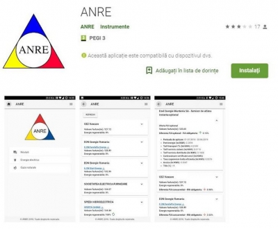 ANRE a lansat o aplicaţie pentru telefoanele mobile pentru compararea preţurilor la energie şi gaze