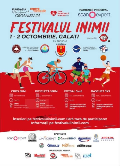 Festivalul Inimii, în weekend, la Galaţi (PROGRAM)