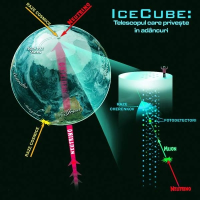 IceCube, „vânătorul” de neutrino