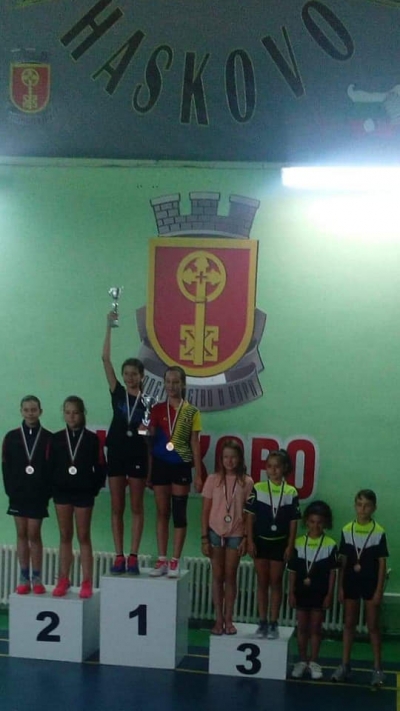 Gălăţeanca Daria Irina Gherasim, de la CSU a urcat pe prima treaptă a podiumului şi în Bulgaria