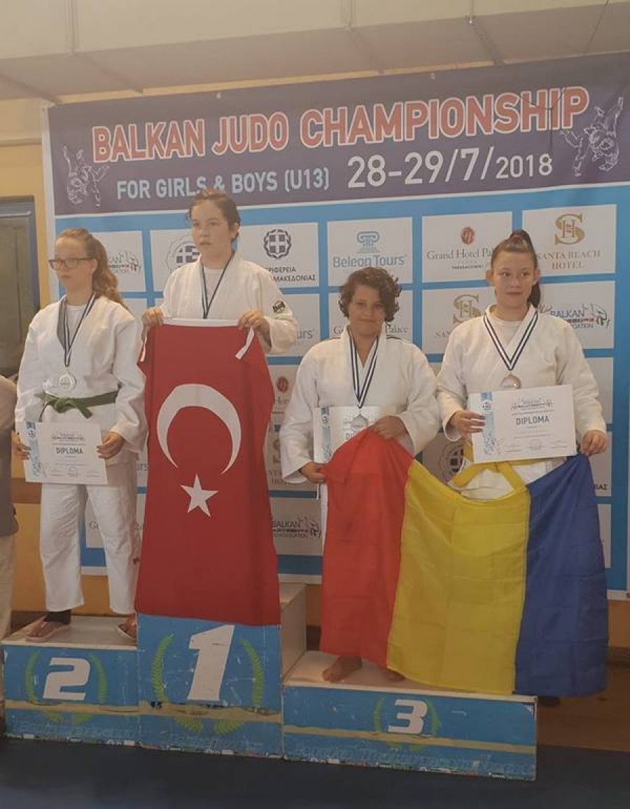 Judoka gălăţeancă Diana Banu a cucerit bronzul la Balcaniadă
