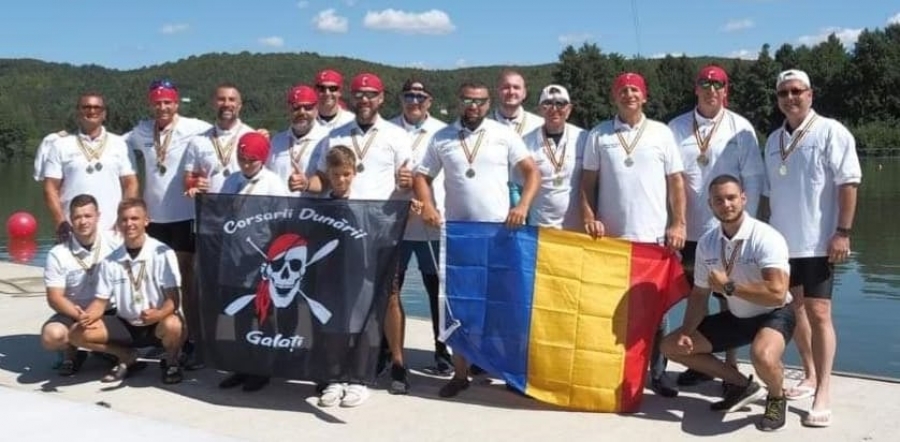 Salbă de medalii gălățene pentru vâslașii de la CSM Dunărea și CSS