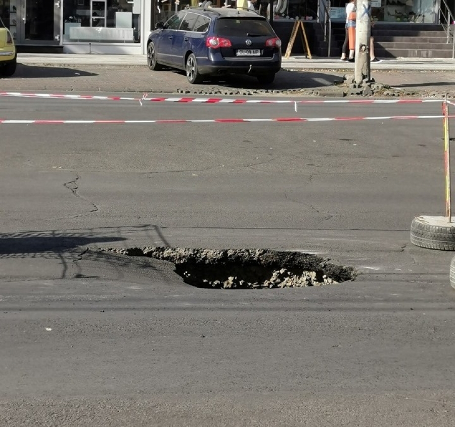 Surpare pe str. Brăilei. S-au impus restricţii de circulaţie