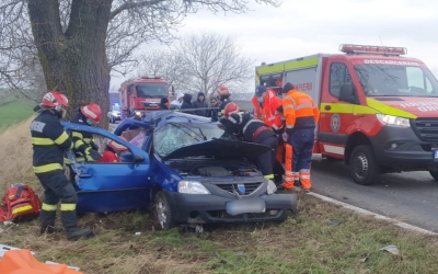 Tulcea: Accident cu 2 răniţi pe DN 22 A