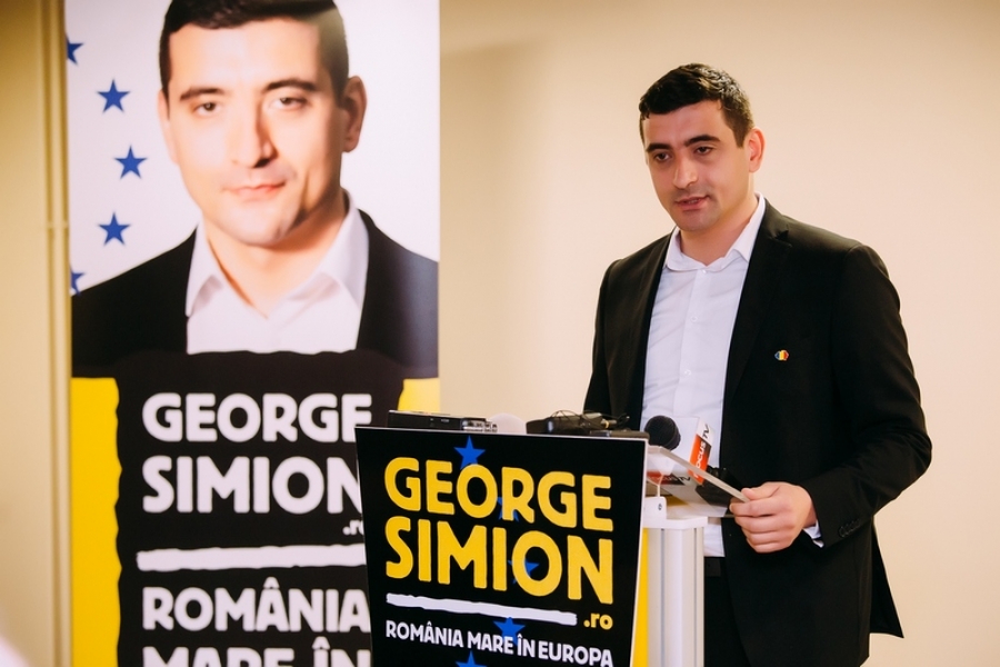 George Simion îşi lansează candidatura independentă la alegerile europarlamentare în judeţul Galaţi
