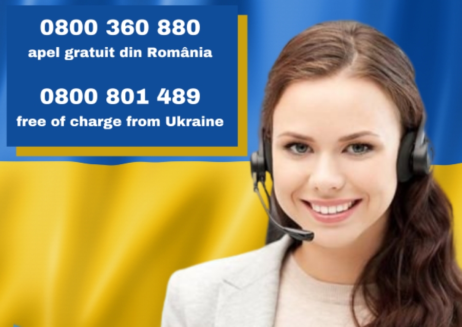 Linii telefonice gratuite pentru refugiaţii din Ucraina