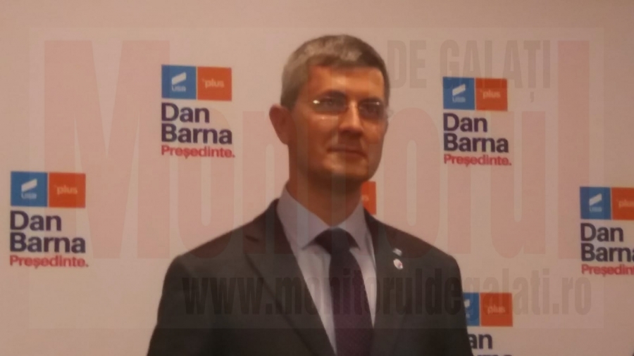 Dan Barna, la Galaţi: Acum este nevoie de un preşedinte activ, prezent şi implicat
