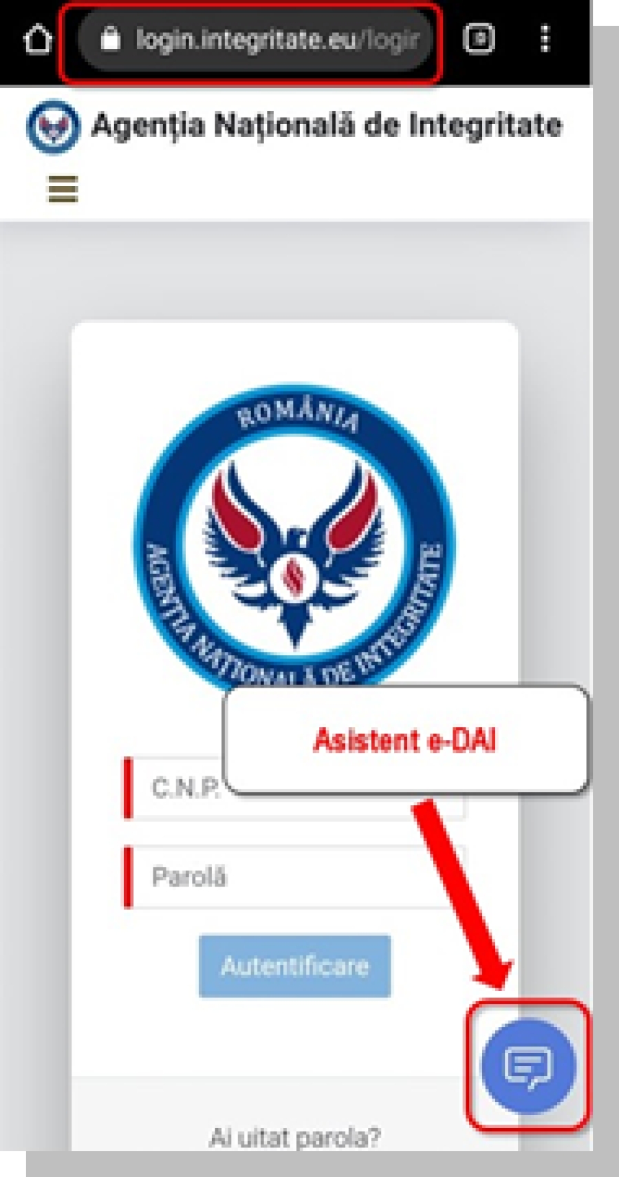 ANI a lansat chatbot-ul „Asistent e-DAI”