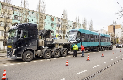 Toate cele 8 tramvaie noi sunt la Galaţi