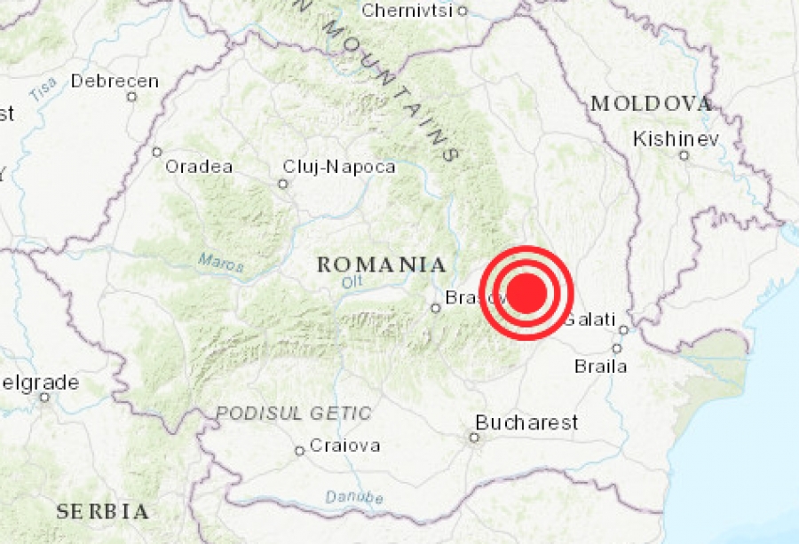 Cutremur de 3.3 în apropiere de Galaţi