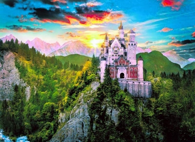 Castelul Neuschwanstein din Germania, cel mai frumos din lume