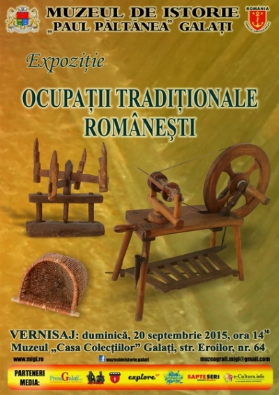 Expoziţie: Ocupaţii tradiţionale româneşti