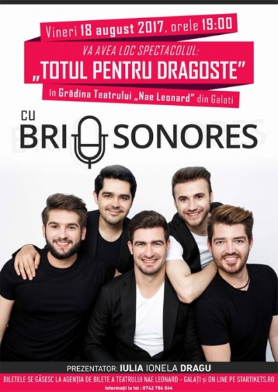 Concert BRIO SONORES la Teatrul Muzical "Nae Leonard" Galaţi