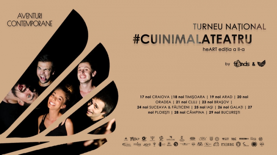 Turneul Naţional "Cu inima la teatru" – heART, vine la Galaţi