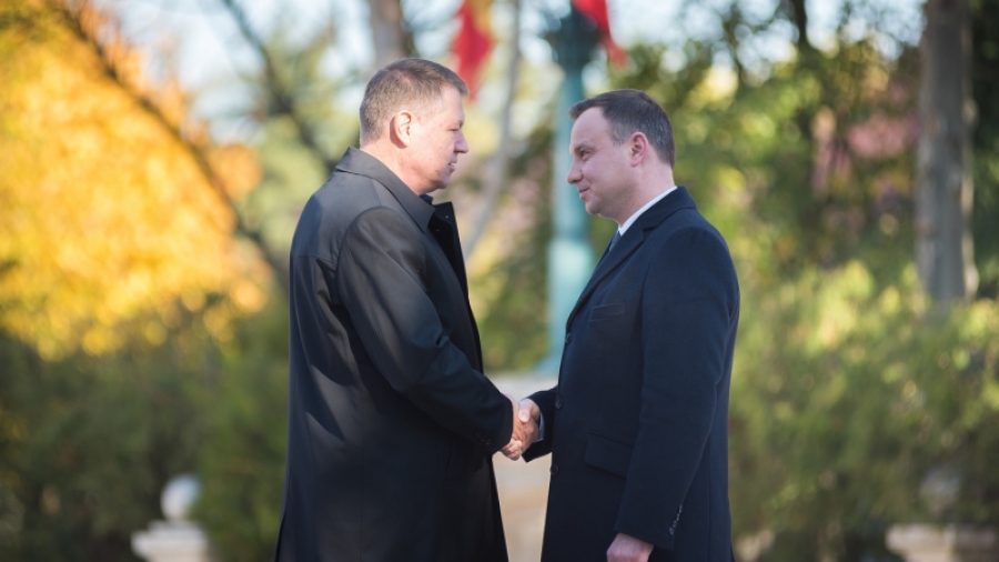 Preşedintele Klaus Iohannis şi Preşedintele Poloniei, Andrzej Duda, vin la Poligonul de la Smârdan