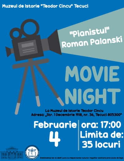 MOVIE NIGHT AT MUSEUM la "Teodor Cincu" Tecuci