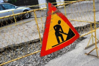 Trafic îngreunat pe strada Domnească, până la sfârşitul lunii